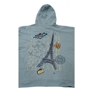 NWT Disney Parks Pixar Epcot C'est la vie Ratatouille Adventure Zip-up Hoodie M